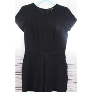 Banana Republic Black Romper w/ Pockets